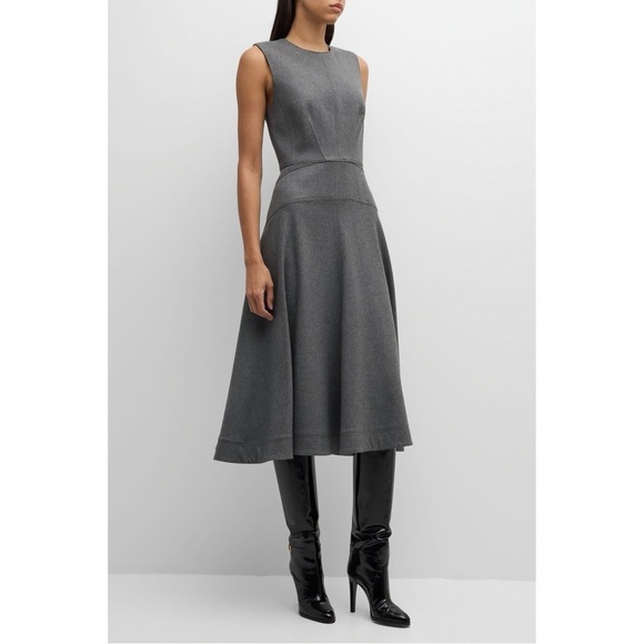 NWT Veronica Beard Midi Sleeveless A-Line Karrigan Dress - Picture 3 of 6